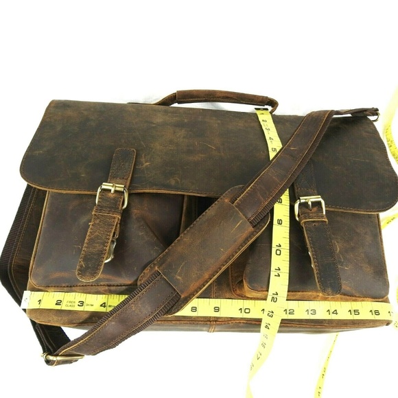 Leather Vintage Handmade Messenger  Bag - Picture 7 of 7